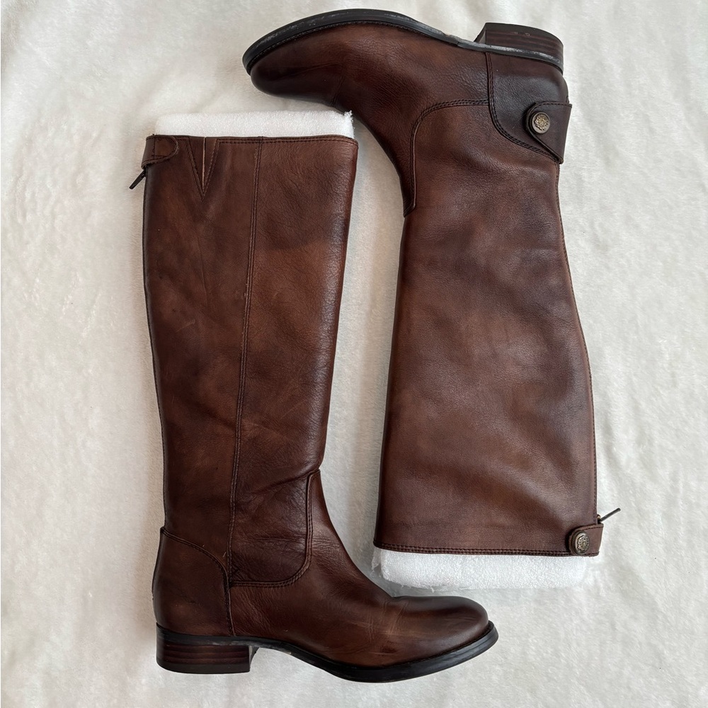 Arturo Chiang Vintage Dark Chocolate Knee-High Boots